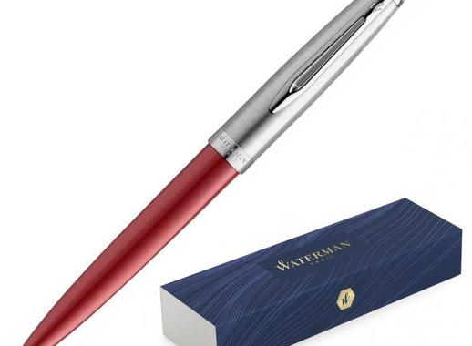 Ручка шариковая Waterman Embleme Red синяя (артикул производителя 2100326)